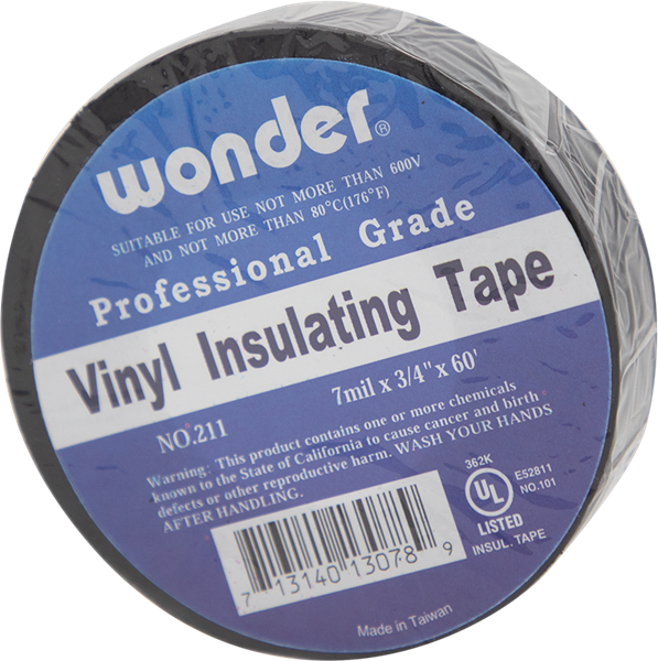 Picture of Plastic Electrical Tape .75 in. x 60 ft 200/case