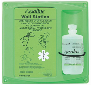 Picture of Eyewash Wall Station Single Bottle 32 oz (Bottles not included) 4/case