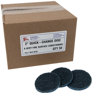 Picture of Fine Blue Quick Change Abrasive Discs 2" Dia. 50/Pack