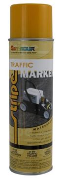 Picture of Traffic Yellow for Stripe Marking Machine 12 x 17 oz/cs