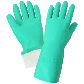 Picture of Unsupported 12 mil Nitrile Glove 13" Long - Size 11