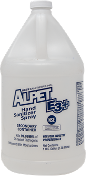 Picture of 1 Gallon Secondary Containerfor Alpet E3 Sanitizer