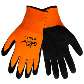 Picture of Ice Gripster Water Repellent Hi-Vis Orange Insulated Glove