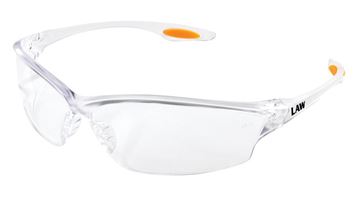 Picture of Crews Law 2 Safety GlassesClear Frame Clear Lens