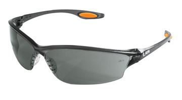 Picture of Crews Law 2 Safety GlassesSmoke Frame Gray Lens