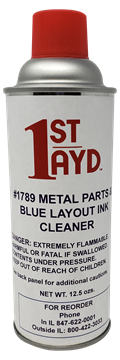 Picture of Metal Parts & Blue Layout InkCleaner 24x12.5 oz