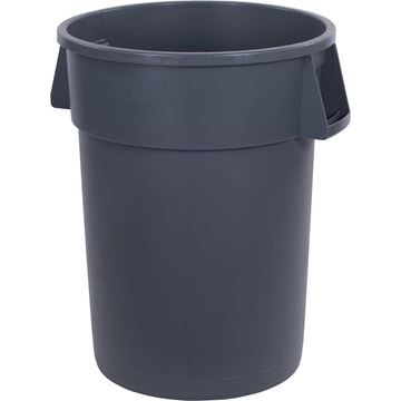 Picture of 44 Gallon Plastic WasteContainer-Gray w/o Lid