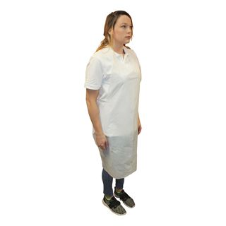 Picture of Polyethylene Aprons 28 x 46" 1 mil - White 1000/case 