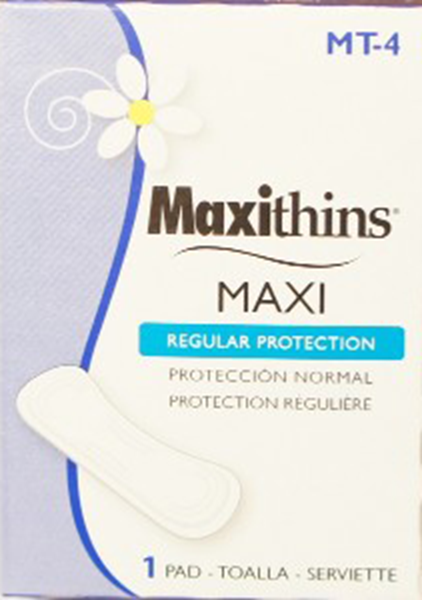 Picture of Feminine Napkins (Maxithins) 4.5 x 3 x 1" 250/case
