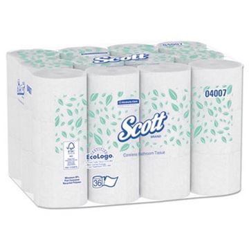 Picture of Scott Toilet Tissue - Coreless 4"x4.4" 36 Rolls/Case - 2 ply