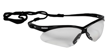 Picture of Soft Touch Nemesis Safety Glasses Black Frame/Clear Lens 12/box