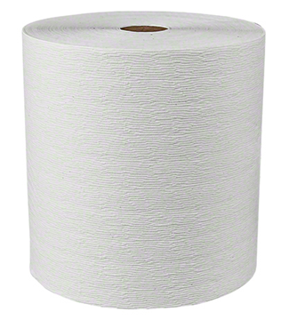 Picture of Scott Essential Plus White Roll Towels 8" x 600 ft. 6 rolls/case