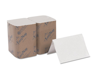 Picture of Dixie Ultra Interfold 2-Ply Dispenser Refill Napkins White 6 1/2" x 9 7/8",  3000/Case