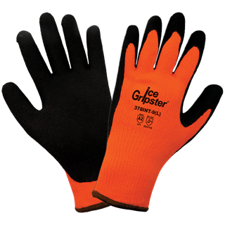 Picture of Ice Gripster Cold Weather Glove Hi-Vis Safety Orange - XLarge