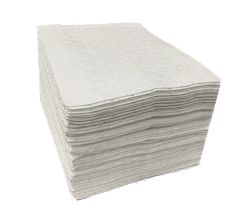 Picture of Oil Only Absorbent Pads Lightweight White 15"x 19" 200/bag