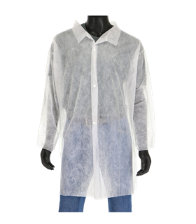 Picture of Disposable White Lab Coats-Medium30/case