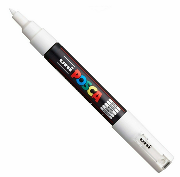 Picture of Uni Posca Paint Markers Medium - White 12/Box