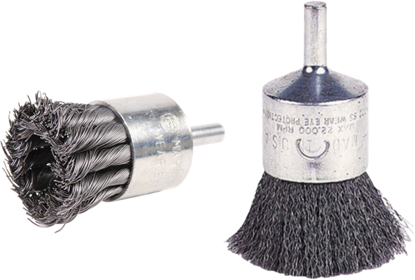 Knotted Wire Brushes - Knotted Wire Wheels, End Brushes, Cup Brushes