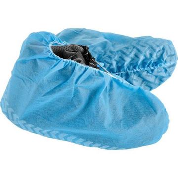 Picture of Blue Shoe Covers Skid Resistant XL10 Bags x 100/BOX