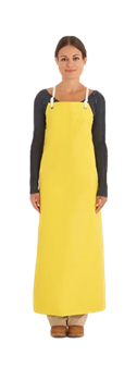 Picture of Yellow Neoprene H.D. Chemical Protection Apron 12/case