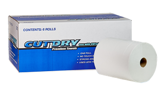 Picture of Cut N Dry TAD White 10" Roll Towels  6 x 700'/case (45 case/pallet)