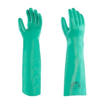 Picture of Ansell Sol-Vex 22 mil Green Nitrile Glove - Multiple Sizes