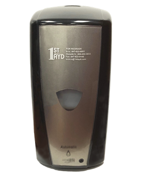 Picture of Bulk Touchfree Foam Soap Dispenser 1000 ml capacity, Black 12/case