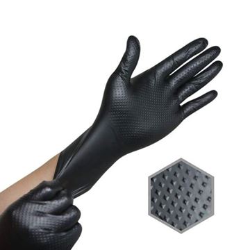 Picture of 7 mil BoldMAX/GripMAX Black Nitrile Gloves Exam Grade - Multiple Sizes