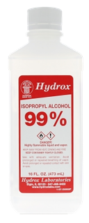 Picture of Isopropyl Alcohol 99% 16oz pint 12/cs USP grade