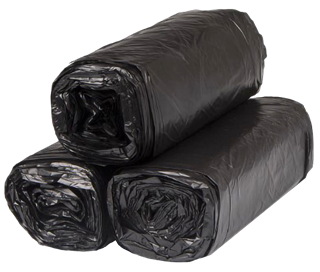 Picture of Black Liners, 45 gal, 40 x 46, .69 mil 125/case (25/Rl 5 Rl/cs)