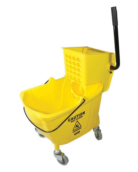 Picture of WaveBreak Bucket & WringerCombo Side Press Yellow 35 Qt