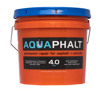 Picture of Aquaphalt 4.0 Asphalt & Concrete Patch 50# 3.5gal bucket Fine Grade