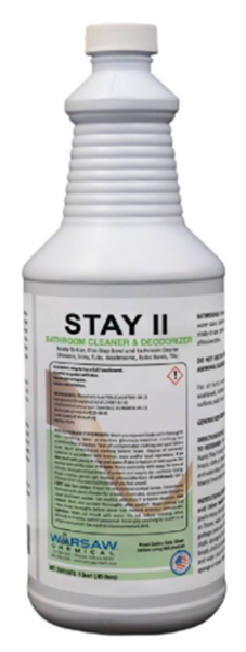 Picture of Stay II Bathroom Cleaner & Deodorizer 12 qt/cs  Sold by quart