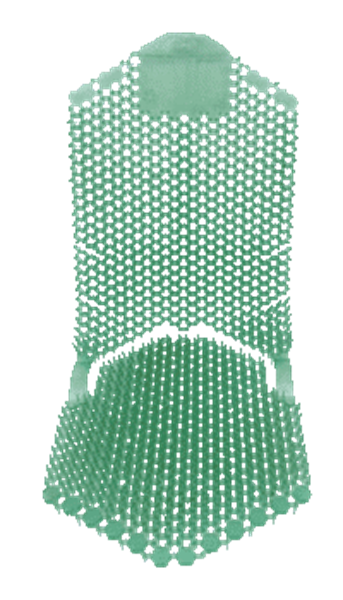 Picture of Tsunami Large Urinal Screens Cucumber Melon  6/cs ; Sold by each