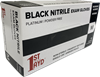 Picture of 6 Mil Black Nitrile Gloves Exam Grade - Multiple Sizes