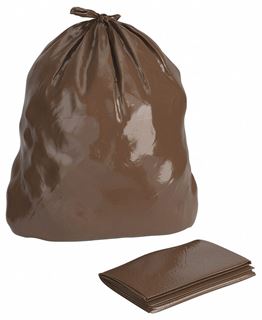 Picture of Brown Liners, 33 gal, 33 x 39, 1.8 mil 100/cs, 99 cs/Skid