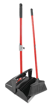 Picture of Lobby Broom and Dustpan Red 2 Sets/cs
