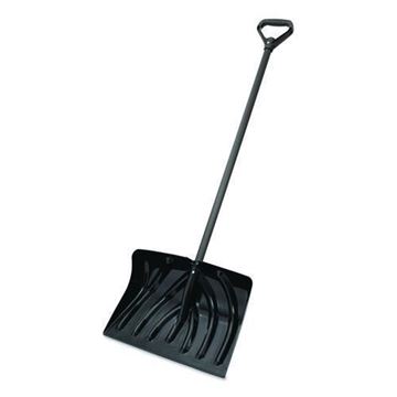Picture of Combo Plastic Snow Shovel and Pusher 18"W x 51"L  6/cs