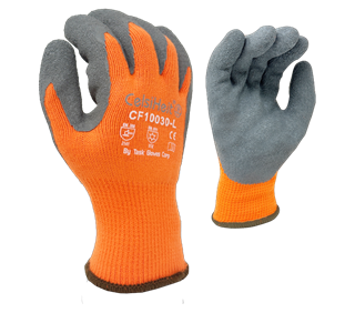 Picture of  Hi-Vis Safety Orange Glove  10 gauge Latex Coating