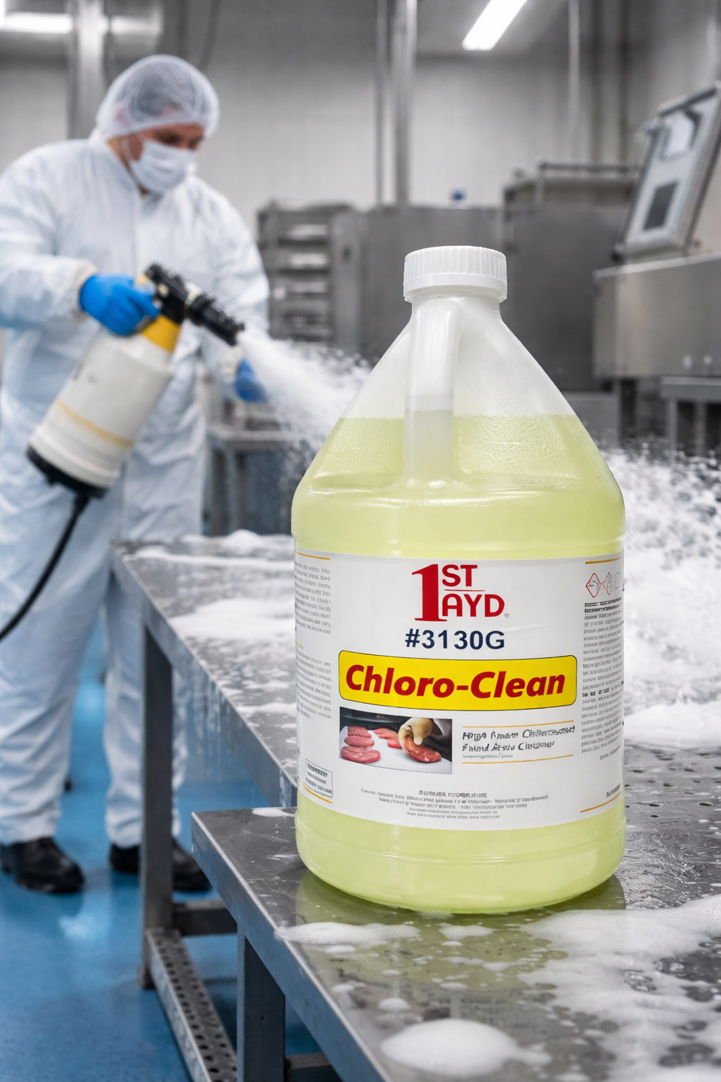 1st Ayd Corporation. Chloro-Clean High Foaming Chlorinated Degreaser ...