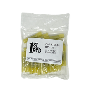 Picture of Yellow Heat Shrink ButtConnectors 25/box