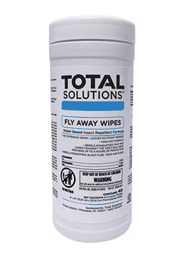 Picture of Fly Away Insect Repellant Wipes 40 wipes/disepnser 6 disp/case