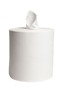 Picture of DRC White Wipers L30 Comparable  12x12 sht, 875 sheets/roll, 63/pallet